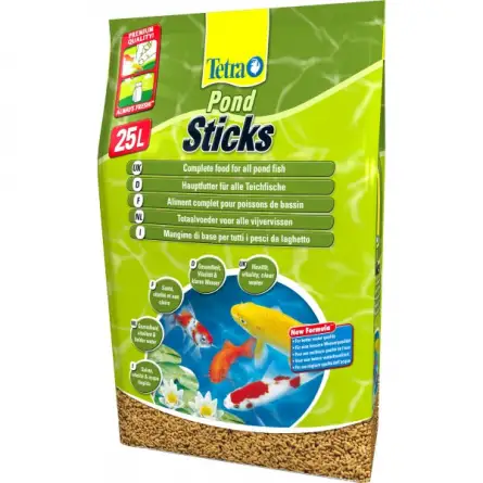 TETRA - Pond Sticks - 25l - Alimento para peces de estanque