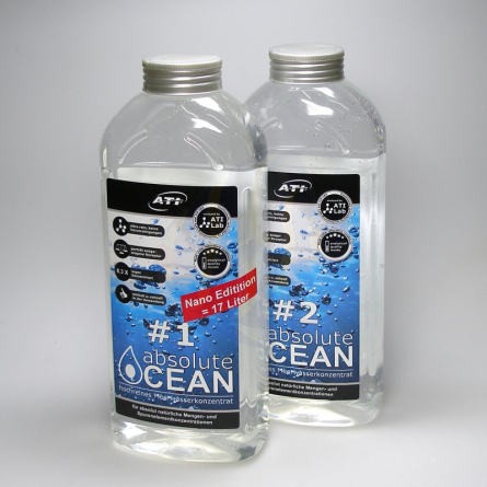 ATI – Absolute Ocean – 2 x 1,07 l – Konzentriertes flüssiges Meerwasser