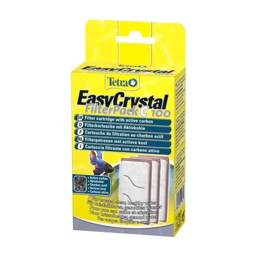 TETRA - EasyCrystal Filterpack C 100 - Een tetra c100 filterpatroon bedoeld voor het watervalbolaquarium