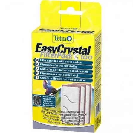 TETRA - EasyCrystal Filterpack C 100 - A tetra c100 filter cartridge for the cascade globe aquarium