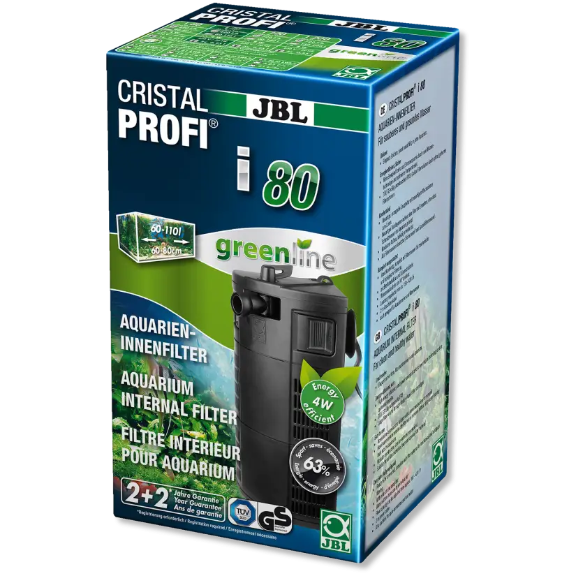 JBL - CristalProfi i80 Greenline Filter - Für Aquarien bis 120l