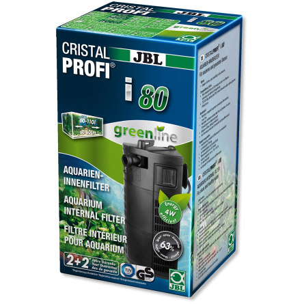 JBL - Filtre CristalProfi i80 greenline - Pour aquarium de jusqu'à 120l