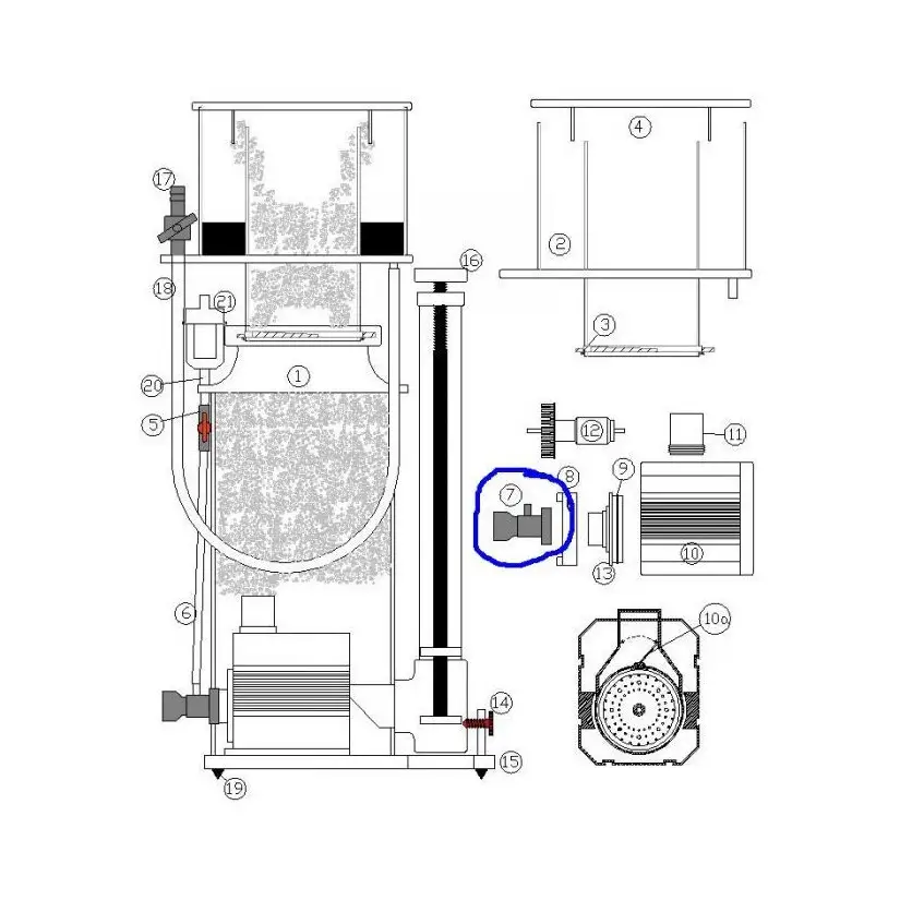 DELTEC - Venturi para skimmer SC1351 e 1456 Deltec - 1