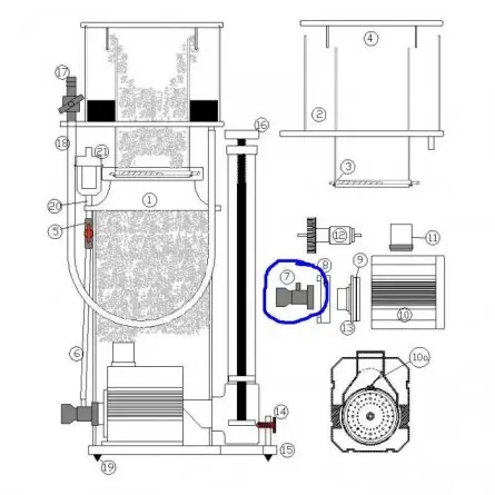 DELTEC - Venturi for skimmer SC1351 and 1456 Deltec - 1