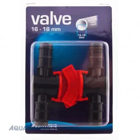 AQUA MEDIC - Valvola 16/18mm per tubi in PVC - Set di 2