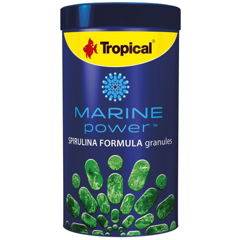 TROPICAL - Marine Power Spirulina - 250ml - Granulaatvoer voor zeevissen