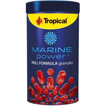 TROPICAL - Marine Power Krill - 250ml - Alimento en pellets para peces marinos