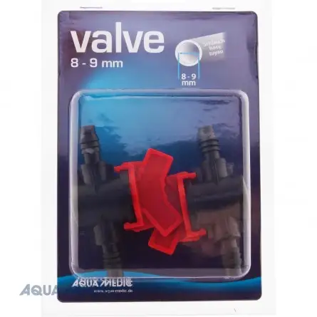 AQUA MEDIC - Valve 8/9mm for PVC pipes - Set of 2