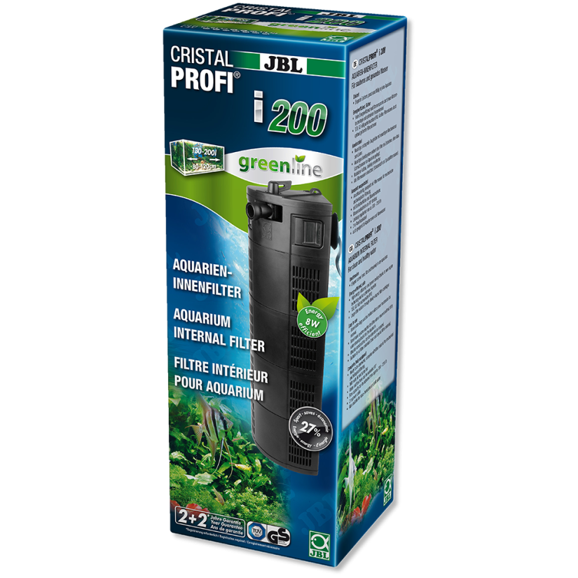 JBL - CristalProfi i200 greenline filter - Internal filter for aquariums from 130 to 200 liters