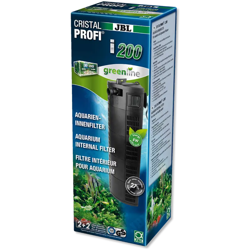 JBL - CristalProfi i200 greenline filter - Internal filter for aquariums from 130 to 200 liters