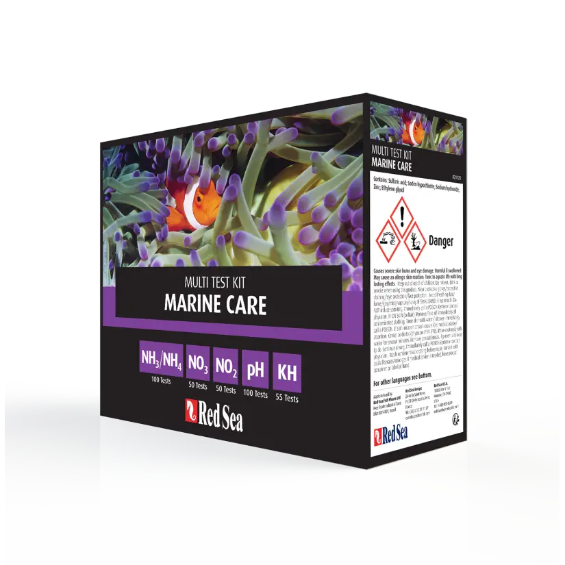 Red Sea - Kit Marine Care MultiTest (NH4, pH, KH, NO2, NO3)