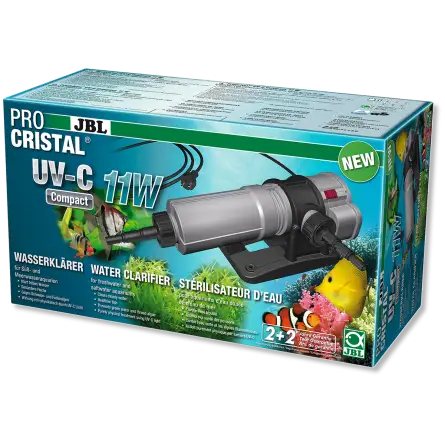 JBL - ProCristal Compact - UV-C 11W - Filtro UV para acuarios de hasta 300 l