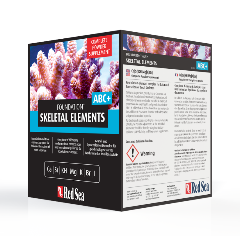 Red Sea - Elementi scheletrici - Reef Foundation ABC Plus Powder 1KG box