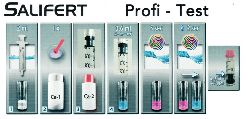 Notice test salifert caclium