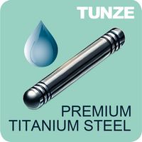 Titanium steel axle